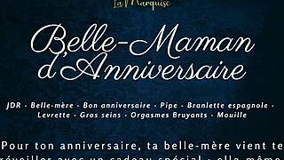 oh man belle-maman its ur birthday but i cant stop poundin u doggystyle in french audio