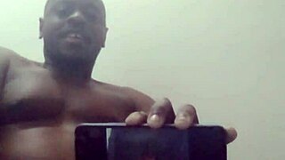 i'm orgasming hard to these solo ebony clips while testing my new phone setup