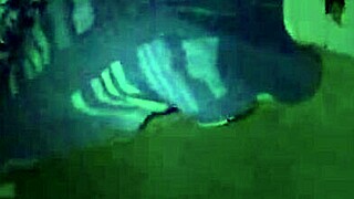 What happens when the mom of my best friend strips in leggings and teases in her room