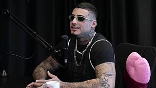 hey, these two brunettes strip him down after chatting about getting hornier post-shoot, sharing tips on pleasing women and perfect oral techniques - kylian cria sheer red