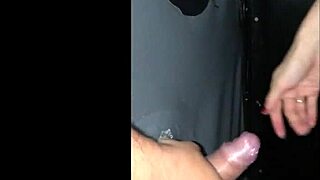 i watched my girlfriend take a cock at the glory hole in balada red, feeling that cuckold rush.