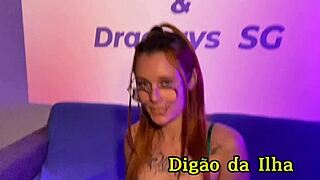 nerdy tattooed girl sucks teases and rides until she squirts everywhere