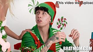 Mrs. Claus Hints At Taboo Christmas Affair With Big Tits Milf Blowjob And Hardcore Pov Sex In Reality