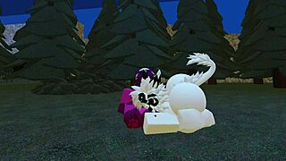 Pregnant woman fucking husband on Roblox with monster action in raw session.