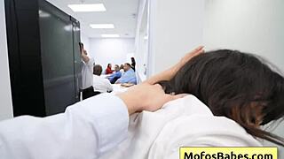 omg, busty milf sasha pearl sucking that fat white dick right in the office with co-workers watching 😏