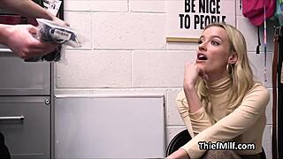 Amateur Cougar Caught Masturbating With Stolen Dildos In Office