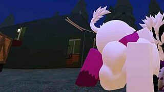 Pregnant woman fucking husband on Roblox with monster action in raw session.