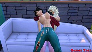 hinata and her friends in chapter 4 where madara plays with videl in a stripping game leading to unexpected creampie action