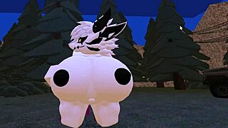 Pregnant woman fucking husband on Roblox with monster action in raw session.