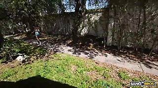 Bangbros - Busty Brunette Blaire Johnson Gets Exactly What She Was Looking For In The Bang Bus