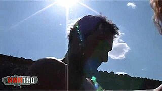 Young Spanish Redhead Monica Ledesma Enjoys Outdoor Adventure Remastered