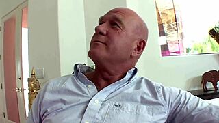 OMG, this dirty old photographer is having wild sex adventures with a cute wet chick ripping clothes 😈