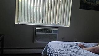 black guy takes control in the bedroom pounding a blonde wife's big ass with his massive bbc while her cuckold husband watches the interracial action