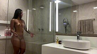Surprise SHOWER Leads To Passionate CREAMPIE In See-Through Lingerie!