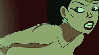 dc giganta dominates wonder woman in femdom solo masturbation