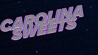 Blonde Slut Carolina Sweets Lets One Big Cock Wreck Her Holes