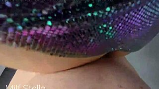 In a steamy nightclub bathroom encounter, the slutty milf Stella boldly refused a condom. She demanded raw fucking until creampie explosion.