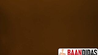 Innocent cousin can't resist cheating in the bathroom with dirty talk and spanking!