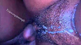 so fatpussyqueengh takes that big black cock from father-in-law with wet pussy licking and cumshot everywhere