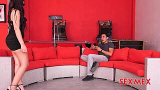 Hey, remember those old times we had together, Angie Miller, as step-siblings?