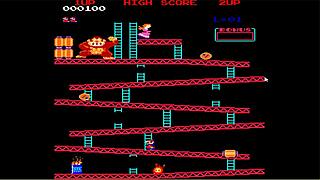 lets play donkey kong with this brunette in a fun game session