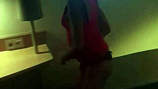 Mature Fit Mistress Teases with Slow Striptease and Tall Heels.