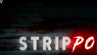 hot brunette strips down and delivers wild lapdance with spanking finale!