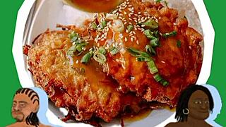 False Hood features Nico Moron in an intense young wrestling match with Chinese food elements