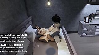 Roblox Game Turns Into Intense Fucking Session With Cute Femboy Begging For More Action