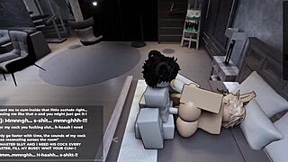 Roblox Game Turns Into Intense Fucking Session With Cute Femboy Begging For More Action