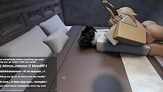 Roblox Game Turns Into Intense Fucking Session With Cute Femboy Begging For More Action