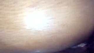 Wet pussy takes big cock deep. Monster cock stretches her big ass wide open.