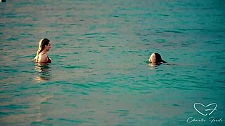 Making Out During The Beach Sunset Charlie Forde & Olive Gee Make Out