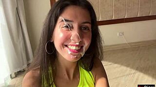 Fit girl, let's fuck doggystyle after gym and cum on my face for a hot cumwalk