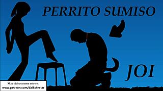 Hey, wanna transform into my personal pet dog with this spanish voice joi