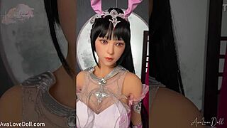 Shino Moon Queen Japanese SF Cosplay Bitch Shows Slutty Body on Jiusheng Sexdoll