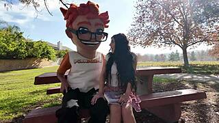 Big dick, you ready for these bigger tits? Theodora Day gets PorndudeCasting treat