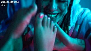 Tickling Feet Leads to Playful Pussy Exploration with Close Lesbian Friend