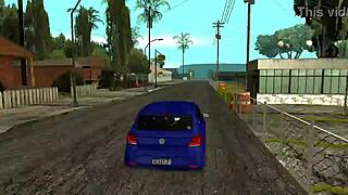 Stepsister Delivers Detailed Blowjob While Brother Plays MTA In Intense Hardcore Encounter