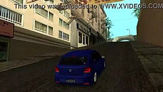 Stepsister Delivers Detailed Blowjob While Brother Plays MTA In Intense Hardcore Encounter