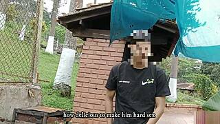 I take a big risk having outdoor sex with my horny big-ass stepsister