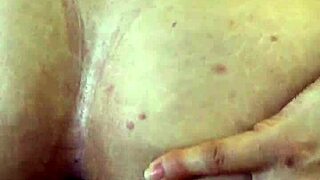 she pulls down her jeans so he can fuck her tight colombian asshole outdoors with rough first time anal creampie