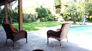 horny college slut gigi rides and sucks older stranger cock with cum swallow after doggystyle fuck