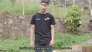 I take a big risk having outdoor sex with my horny big-ass stepsister