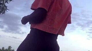 i'm that crazy girl, uh, twerking half naked out in the forest, feeling all wild and free in nature