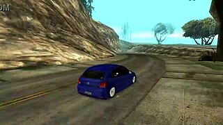 Stepsister Delivers Detailed Blowjob While Brother Plays MTA In Intense Hardcore Encounter