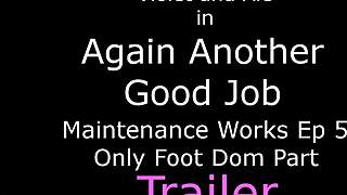 Picture A Mature Woman In Pantyhose Delivering Intense Foot Domination And Humiliation With Licking Involved