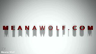 Oh wow, Meana Wolf dominates with her sexy footjob action, fucking those toes like a goddess!