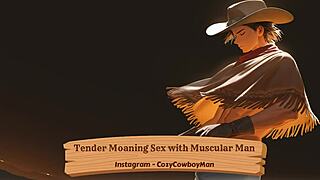 Oh man, this tender moaning sex with that muscular guy is just so hot and erotic