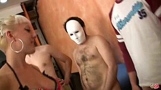 Catalana Teen Swallows Cum In Wild Blowbang With Multiple Guys